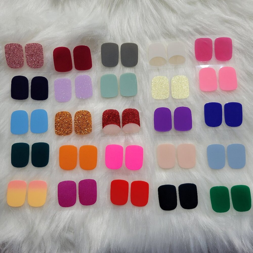 Dashing Diva Lot of 50 Nail Stickers